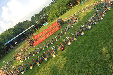 沒有完美的個人只有完美的團隊！卓多姿2018拓展訓練完美結(jié)束！